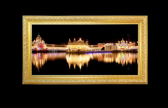 Buy Golden Temple Frames | Ten Gurus photo grames | SIkh Gurus Wall  hangings | Baba Deep Singh photo frames online