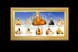 Ten Gurus in One Photo with Golden Frame