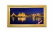 Golden Temple Diwali Lights Corner View with Golden  Frame