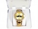 Moustaches Golden Watch for Ladies